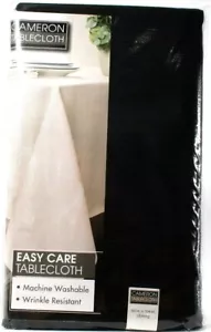 1 Ct Cameron Easy Care Table Cloth 60" X 104" Oblong Machine Wash Wrinkle Resist - Picture 1 of 2
