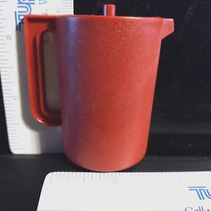 Tupperware Burgundy Pitcher Magnet 1984 Hong Kong- Rare - Vintage USA - New - Picture 1 of 2