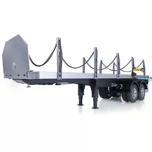 US Stock 1/14 RC Trailer 140406 TOUCANRC RC Tractor Flat Bed Lorry Post Chain - Picture 1 of 12