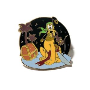 2011 PLUTO Dog Pirates Lantern Treasure Chest WDW Disney MYSTERY Trading Pin