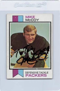 1973 Topps #296 Mike McCoy Packers signiertes Auto * K5396 - Bild 1 von 2