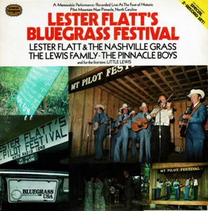 (30) Lester Flatt & Nashville Grass - Lester Flatt's Bluegrass Festival 2LP (US) - Picture 1 of 8