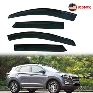 🚗Window Visors Rain Vent Guard For Hyundai Tucson 2010 2011 2012 2013 2014 2015 - Picture 1 of 15