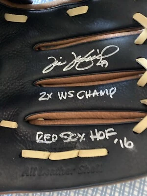 Бейсбольная перчатка с автографом Тима Уэйкфилда с надписью. Подлинный! Boston Red Sox - Изображение 1 из 4