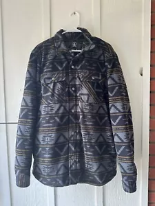 Volcom Bowered Fleece Long Sleeve Jacket - LARGE - Picture 1 of 4