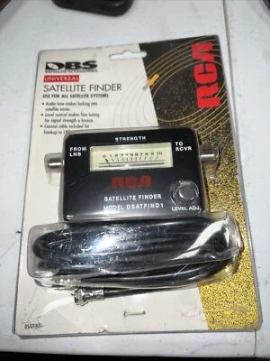 BUSCADOR DE SATÉLITES ANALÓGICO UNIVERSAL RCA DBS DSATFIND1 NUEVO EN PAQUETE Foto 1 de 3