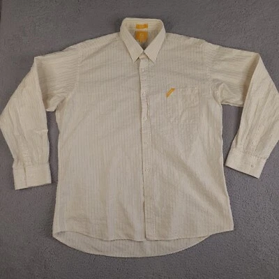 LRG Lifted Research Group Shirt Mens 3XL Woven Long Sleeve Metallic Stripes - Image 1 of 4