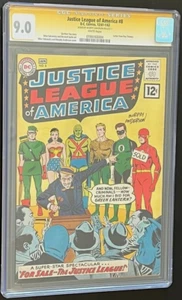 Justice League of America #8 ⭐ CGC 9.0 - SIGNED MURPHY ANDERSON ⭐ DC Comic 1961 - Picture 1 of 4