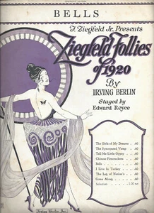 Glocken aus Ziegfeld Follies von 1920 Noten 1920 von Irving Berlin .BOGO VERKAUF - Bild 1 von 1