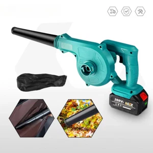 Electric Air Blower Dust Cleaner 2 In 1 Cordless Handheld Garden Leaf Cleaning - Picture 1 of 7