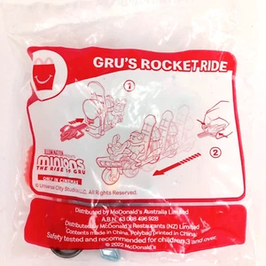 McDonalds Minions The Rise of Gru - Gru's Rocket Ride 2022 Happy Meal Toy - Picture 1 of 3