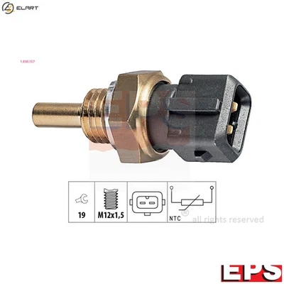 SENSOR COOLANT TEMPERATURE 1.830.157 FOR ALFA ROMEO FIAT SIENA ALBEA/PALIO 1.4L - Image 1 of 4