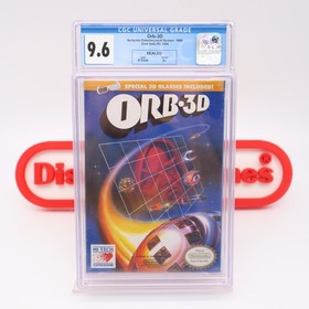 NES Nintendo ORB 3D / 3-D - CGC GRADED 9.6 A+! NEW & Factory Sealed with H-Seam!