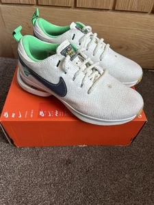Scarpe da golf Nike Air Zoom Victory Tour 3 McIlroy UK 4 bianche nuove con scatola senza etichette "The Open" - Foto 1 di 12