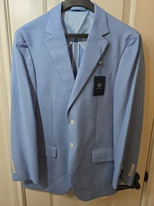 Jos. A. Bank Herren hellblau Sportmantel Sakko Blazer Gr. 40R Tailored Fit NEU - Bild 1 von 10