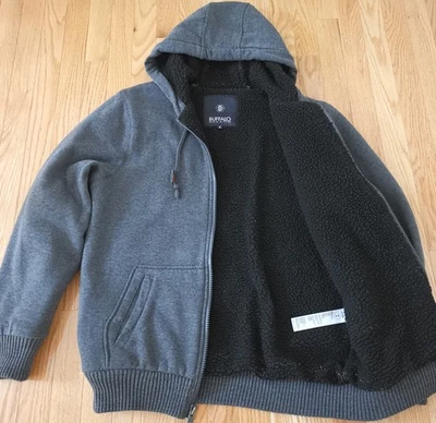 Мужская толстовка с капюшоном на молнии Buffalo David Bitton Sherpa Цвет тяжелый Размер M - Изображение 1 из 4