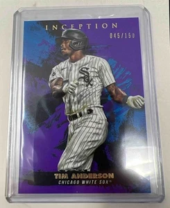 2021 Topps Inception Tim Anderson viola /150 #10 Chicago White Sox - Foto 1 di 2