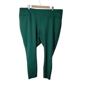 Pantalones verdes ajustados Betabrand Power Down talla grande 3X - Imagen 1 de 8