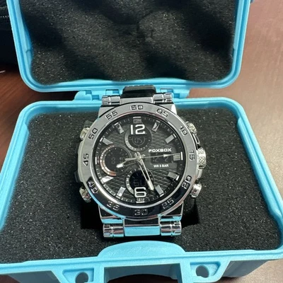 Luxury Mens Watch Quartz Diver Sport Digital Analog 5ATM Waterproof Wristwatch - Image 1 of 4