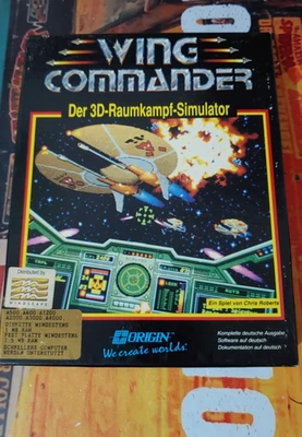 Wing Commander (Origin 1991) Commodore Amiga (3 Disks, Manual, Box) works 16-bit - Bild 1 von 4