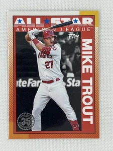 2025 Topps '90 Topps All Star #90AS10 Mike Trout Los Angeles Angels - Picture 1 of 2