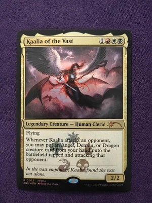 MTG Kaalia of the Vast (0013) *Foil* Promo NM - Image 1 of 2