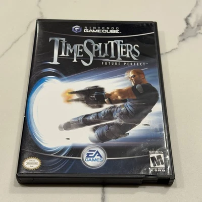 TimeSplitters: Future Perfect (GameCube, 2005) NM Disc Complete CIB Manual - Image 1 of 4