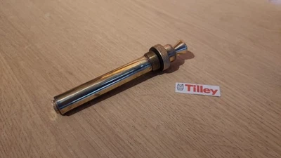 BOMBA DE LATÓN PULIDO TILLEY X246A PARAFINA PRESIÓN VAPOR LÁMPARA DE LUZ DE TORMENTA X246B Foto 1 de 3