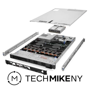 Dell PowerEdge R640 Server 3.50Ghz 16-Core 192GB RAM 6x 1.92TB SAS SSD Rails - Picture 1 of 5