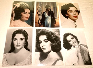 Vintage Elizabeth Taylor Original Fotos - Set (6) echte Bilder - Bild 1 von 8