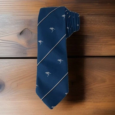 Traje de Negocios Formal Lido Newcastle Australia Corbata Noche Canguro De Colección Años 90 54 x 3 Foto 1 de 4