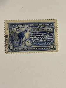 US Stamp, SC E-8, Used, NG, Light Cancel, VF/XF. CV $10 - Picture 1 of 2