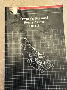 1990 Honda HR215 Push Mower Owner's Manual 31VA3A02 00X31-VA3-A002 OEM WM12A - Picture 1 of 4