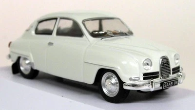 Atlas 1/43 - Saab 96 1964 White Diecast Scale model Car - 002 - Image 1 of 4