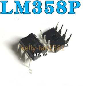 10pc New LM358P LM358 Inline DIP8 Dual Operational Amplifier IC Chip - Picture 1 of 1