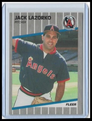 1989 Fleer Glossy - Jack Lazorko #482 - Image 1 of 2