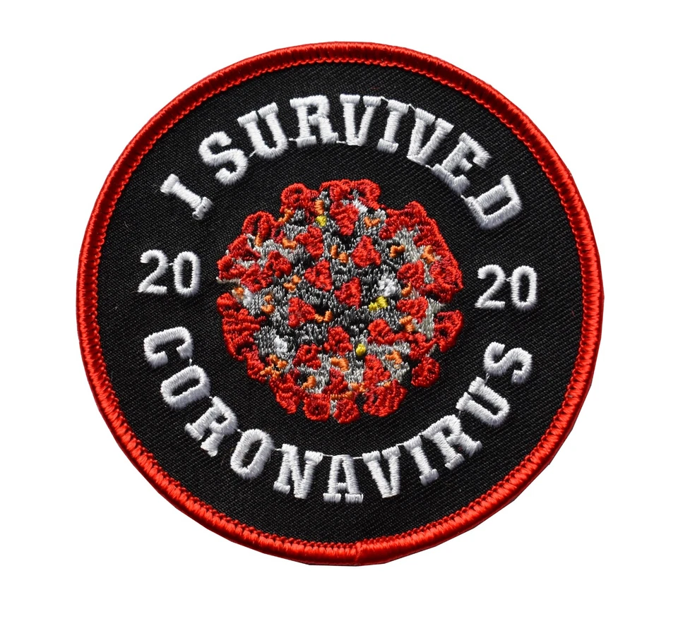 BIOHAZARD SYMBOL ,TOXIC WARNING DANGER Embroidery Appliqué Patch - Image 1 of 1