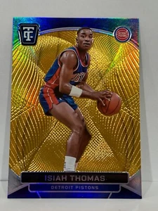 2024-25 Panini Totalmente Certificato ISIAH THOMAS /75 Platino Specchio Arancione #182 - Foto 1 di 2