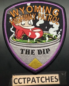 WYOMING HIGHWAY PATROL HALLOWEEN 2023 SCHULTERAUFNÄHER WY - Bild 1 von 1