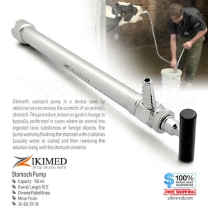 Bomba de empapador de estómago fácil de empapar, latón cromado 150 ML - Imagen 1 de 6