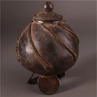 12319 Akan Bronze Gefäß verlorenen Form 