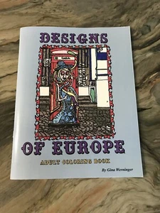 Designs Of Europe Adult Coloring Book 2020 NEW Non Smoking Home - Imagen 1 de 9
