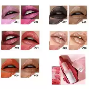High Pearl Coverage Lipstick Shiny Metallic Semi-Lustrous Lip Stick Cosmetic New - Imagen 1 de 16