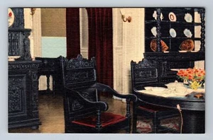 Franklin D Roosevelt Hyde Park Comedor Nueva York Silla del Presidente Postal - Imagen 1 de 2