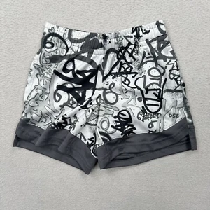 DSG Boys Youth Training Shorts Size 2 XS Gray White Athletic Fit - Picture 1 of 7