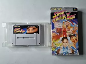Street Fighter II Turbo Super Famicom SFC Japan import in Box US Seller - Picture 1 of 10