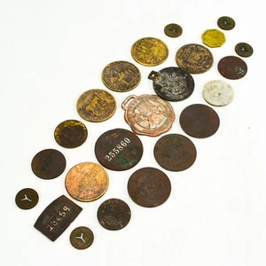 Good Luck Token Lot Mix Whiskey Expo Jewish Chauffeur NYC President Boy Scouts  - Picture 1 of 8