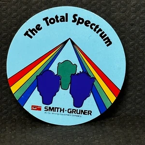 Vintage Sticker Decal The Total Spectrum Smith Gruner Sii Mining Round Blue - Bild 1 von 5