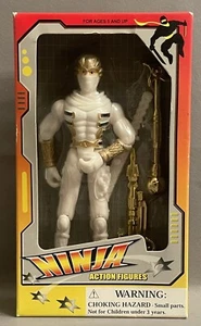 Vintage White Ninja 5.5” Bootleg Action Figure By Target Corporation - Picture 1 of 7