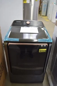 Samsung DVE55A7700V 27" Brushed Black Front Load Electric Dryer NOB #140787 - Picture 1 of 12